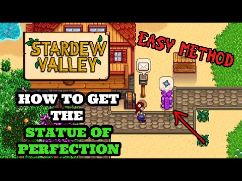 Stardew Valley | How to EASILY Get the Statue Of Perfection | Beginner Tips and tricks