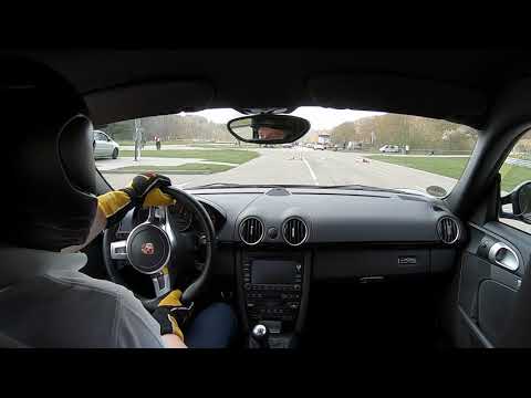 07.04.2019 - Porsche Slalom Meisterschaft - Solitude - Porsche Cayman S 987 - 1. Lauf - 1.41,40