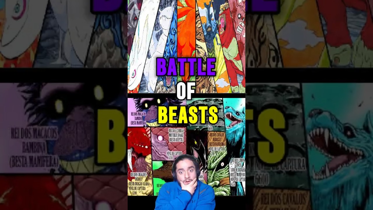 8 Kings Vs. 9 Tailed Beasts #anime #memes #shorts