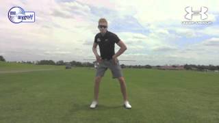 Golf Swing - How to keep your hips stable in the back swing.