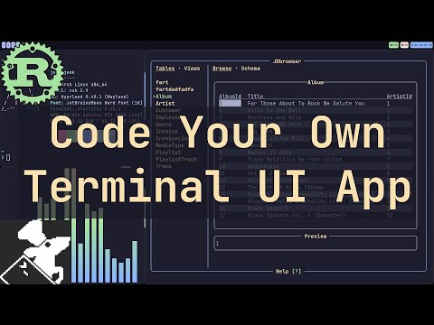 Code Your Own Terminal UI App In Rust - Ratatui