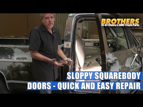 1973-87 Chevy & GMC Squarebody Truck Door Latch Striker Replacement - Fix Those Rattling Doors