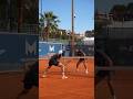 The training week ended with this great mini game clay battle with Holger! #tennis #tennislife