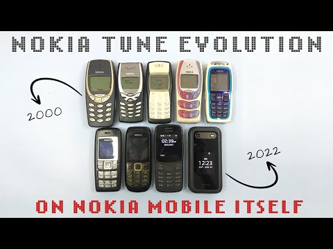 Nokia Tune Evolution on Nokia Mobile Itself | Evolution of Nokia Tune