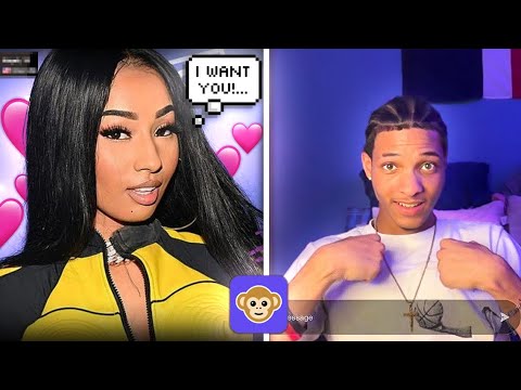 Talking To Strangers On Monkey App!!! 🐵😂😂 (Gone...Right?? kinda)