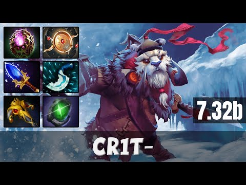 CR1T- Tusk TOP LANE Gameplay | Dota 2 Full Game