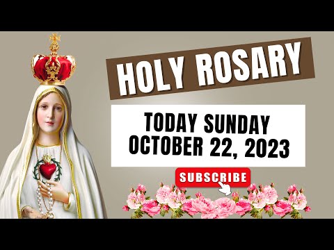 🙏WORLD FATIMA ROSARY🌹 Today Sunday October 22 2023