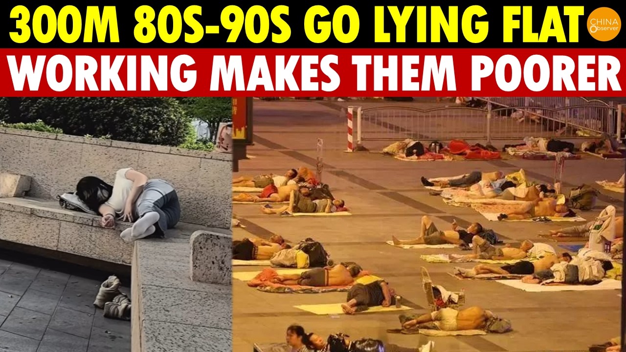 Shocking! 300 Million Chinese 80s-90s Quit Job Hunting: The More They Work, The More They Lose