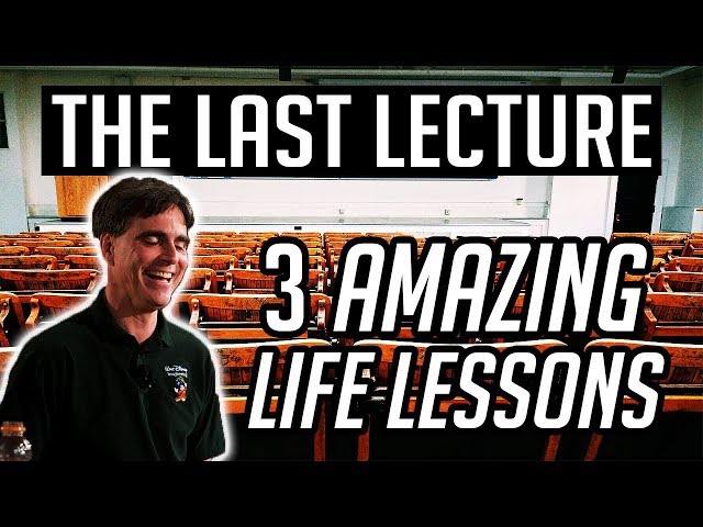 Vídeo relacionado con The Last Lecture (English Edition)