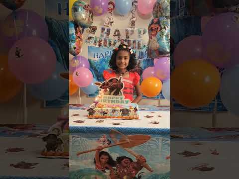 Happy Birthday Aashritha | Happy 7th Birthday | Moana Birthday Theme Birthday Decoration