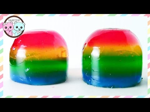 RAINBOW JELLO, RAINBOW JELLY, RAINBOW FOOD DESSERT IDEAS