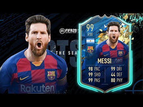 FIFA 20: LIONEL MESSI 99 TOTSSF PLAYER REVIEW I FIFA 20 ULTIMATE TEAM