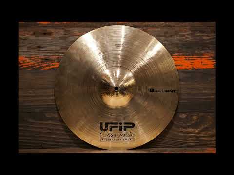 UFIP 15" Class Series Brilliant Crash Cymbal - 830g image 6