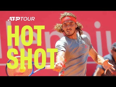Hot Shot: Tsitsipas Ends Gripping Rally With Forehand Power In Estoril 2019