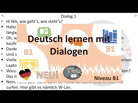 Dialogues B1 | Learn German by Listening | 33 | #learngerman