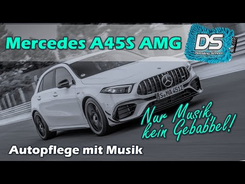 Autopflege & Musik - Mercedes A45S AMG - Community-Mitglieder Denis & Robert waschen den Baby-AMG