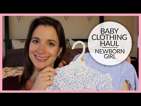 Baby Clothing Haul | Newborn Girl | Carter's & Baby Gap Video