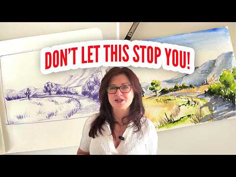 Drawing vs Painting – The Real Reason Watercolor Painting Feels Hard