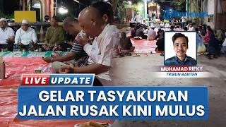 Jalan Rusak Jadi Mulus Berkat Swadaya, Warga RW 6 Perumahan Safira Kota Serang Gelar Tasyakuran