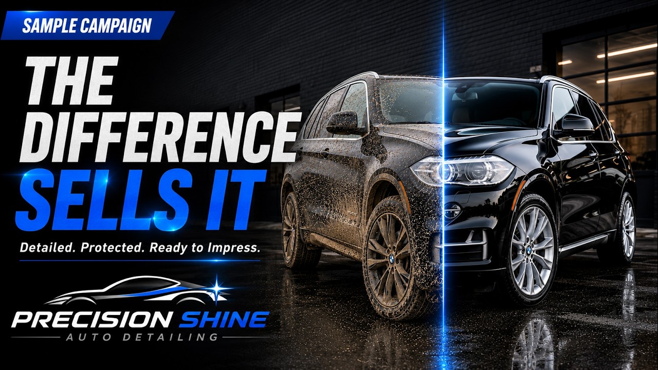 Precision Shine Auto Detailing campaign preview