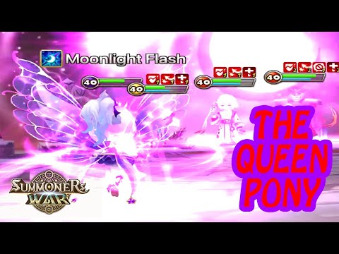 Alexandra Dark Unicorn The Queen Pony Best Battle - Summoners War
