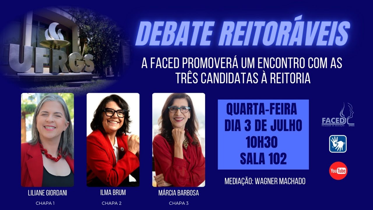 Debate com as candidatas à reitoria da UFRGS