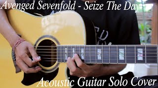 Download lagu Avenged Sevenfold - Seize The Day ( Acoustic Guitar Solo Cover ) mp3