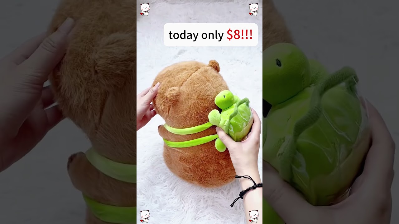 Cute Capybara Stuffed Animal #capybara #toys #gift #graduationgift