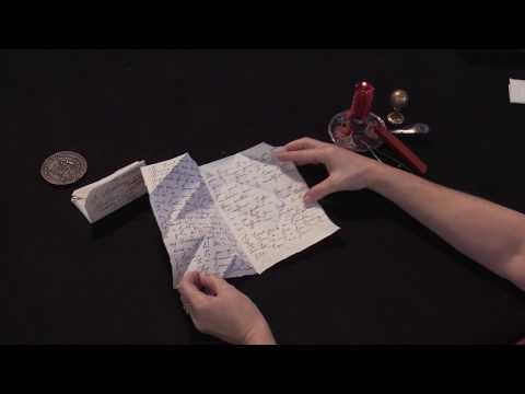 Letterlocking: Brienne Postal Archive: Diagonal Rectangles, France (1695, 1700) (UH0071, UH0251)