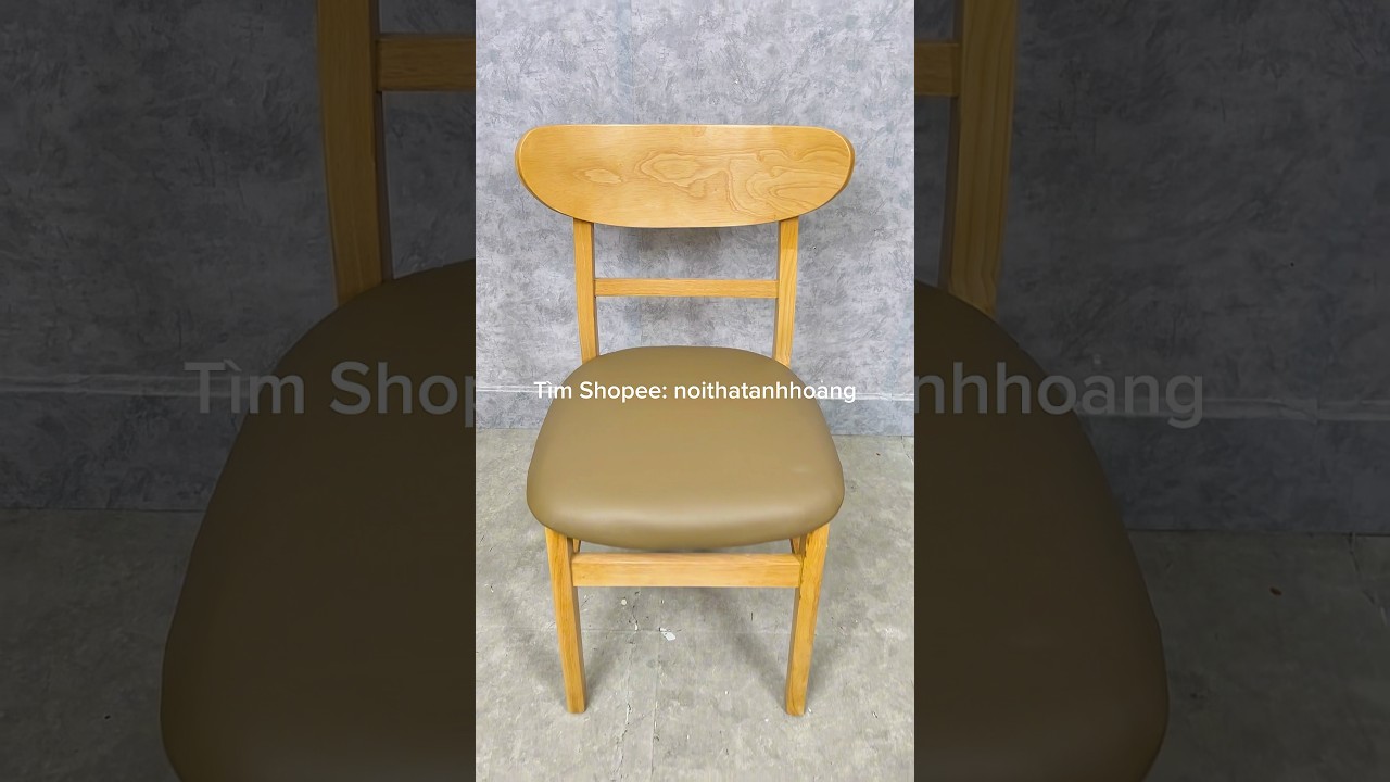 Ghế Gỗ Mango Bọc Nệm – Ăn Uống, Học Tập, Decor Đều Phù Hợp