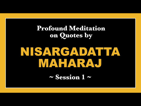 download lagu mp3 mp4 Nisargadatta Maharaj Meditation, download lagu Nisargadatta Maharaj Meditation gratis, unduh video klip Nisargadatta Maharaj Meditation