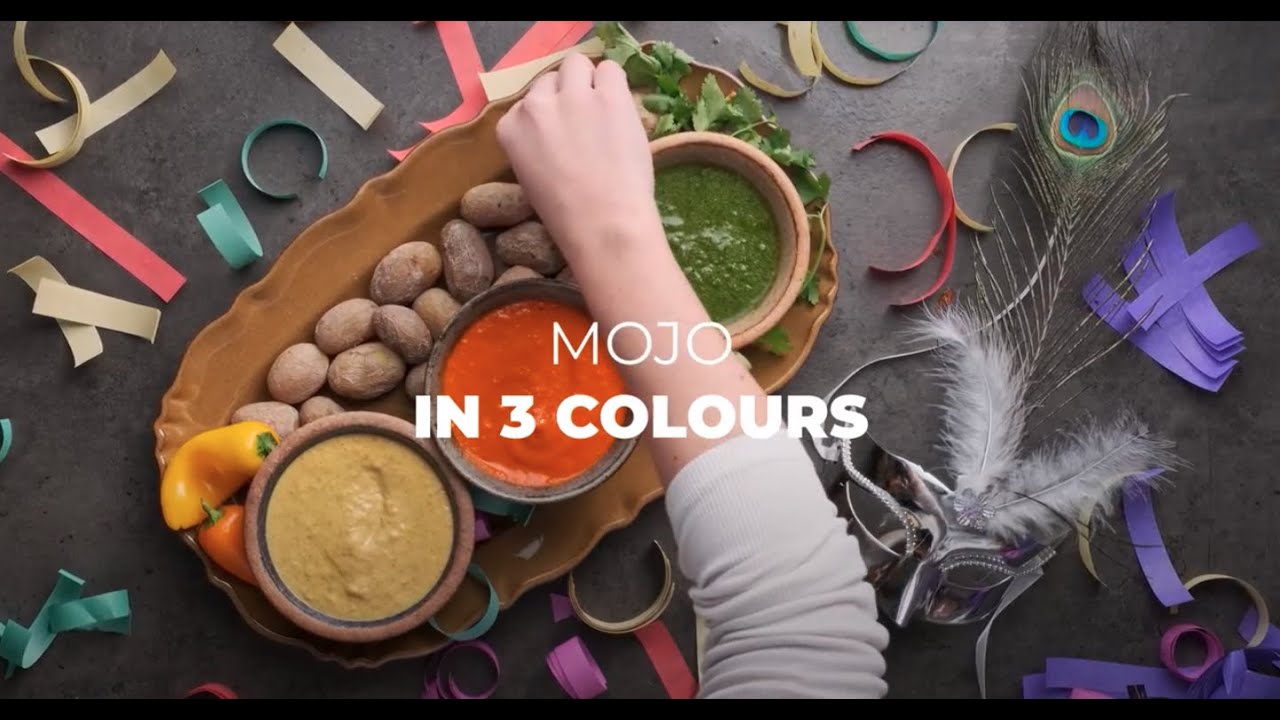 Watch video Mojo in 3 Colours | Recipe by Teka Now Mojo in 3 Colours | Recipe by Teka