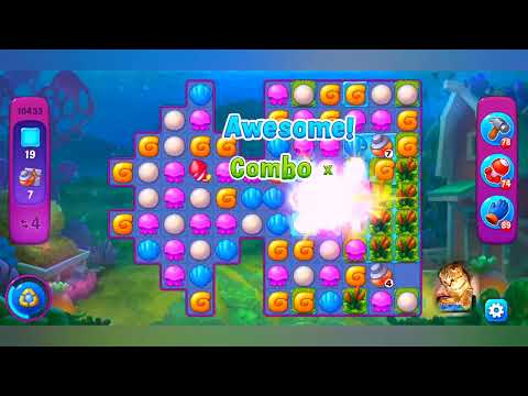 Fishdom, 10433 level,no Booster - 10433 уровень, прохождение без бустеров.