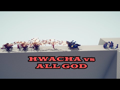 HWACHA vs EVERY GOD   Totally Accurate Battle Simulator TABS