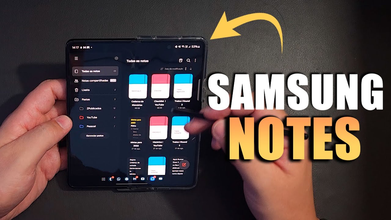 o melhor APP DE ANOTAÇÕES para ANDROID | SAMSUNG NOTES