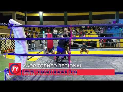 Peleadores compiten en k1 en el Torneo Regional KAQP