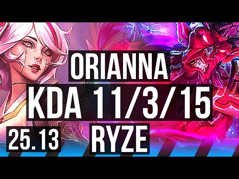 ORIANNA vs RYZE (MID) | KR Master | 25.13