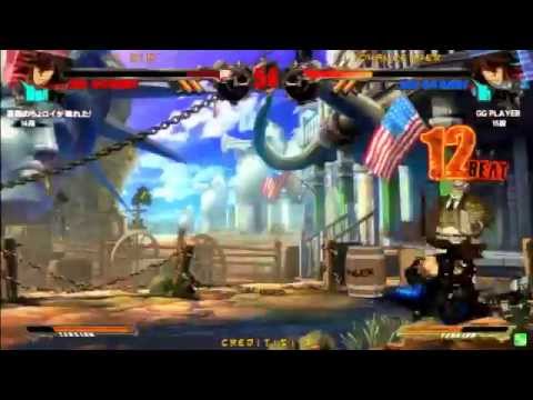 GGXrd 1.1 3/28/2015 Mikado 『BUMP -Sol Badguy Ver.- 』 Roi VS Karinchu