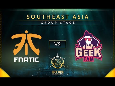 Fnatic vs Geek Fam - TI7: SEA Regional Qualifiers Group Stage - @LysanderXonora