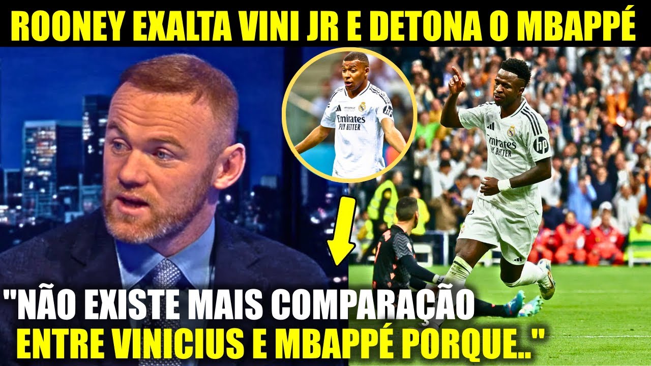 🚨 EITA! olha a REAÇÃO DO ROONEY AO SHOW DO VINI JR E AO COMPORTAMENTO DO MBAPPÉ!