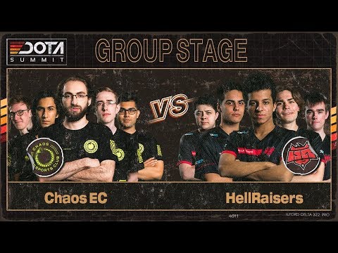 Chaos EC vs HellRaisers Game 1 - Dota Summit 11: Group Stage