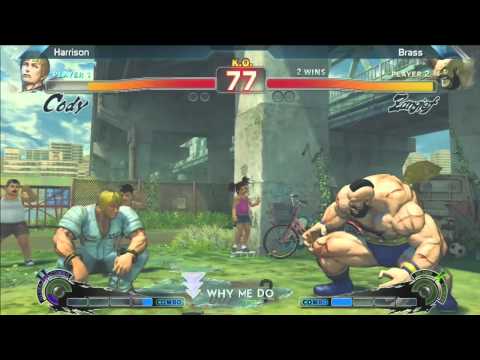 SSF4: Brass vs Harrison - Grand Finals - Why Me Dojo? 007