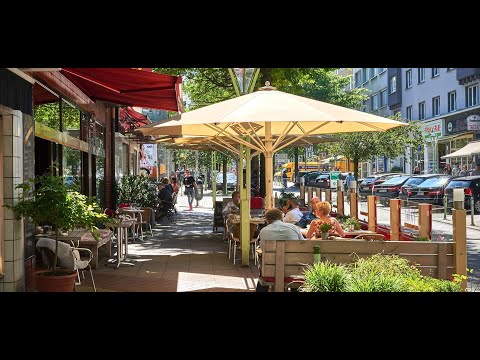 Essen, Rüttenscheiderstraße i centar grada