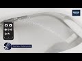 Купить подвесной унитаз с функцией биде GROHE 39354SH1 Sensia Arena Унитаз-биде с подсушкой (фен) в Киеве vannaja.kiev.ua