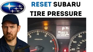 How To Reset Subaru Tire Pressure Light (TPMS Relearn in Minutes)