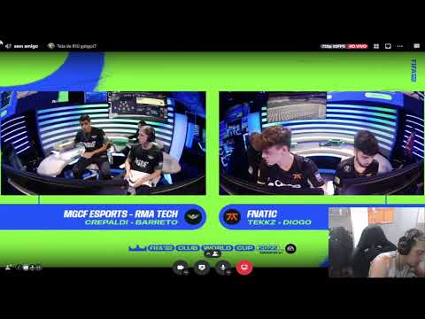 CREPALDI + BARRETO (MGCF ESPORTS) vs TEKKZ + DIOGO (FNATIC) - FIFA CLUB WORLD CUP || FIFA 22