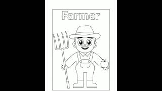 COLORING WORKSHEETS| PROFESSION COLOR PAGES FOR KIDS @sahileducationallearning