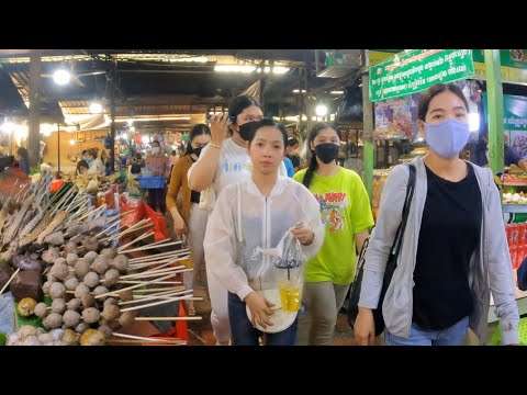 Cambodian food tour, Yummy food at Boeung Keng Kang Market | Phnom Penh walking tour
