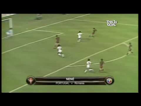 Goal! Nene. UEFA European Championship 1984. Group Stage. Portugal - Romania