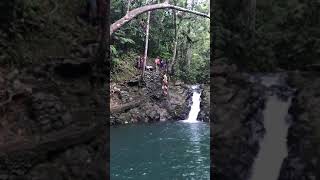 preview picture of video 'Fiji Islands - Colo-I-Suva - Jumping in the waterfall'